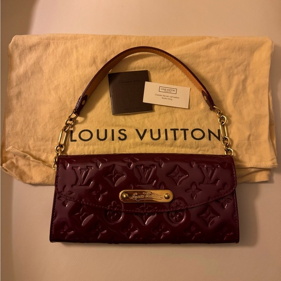Louis Vuitton Vernis Sunset Boulevard Clutch Bag Violette Purple - Picture 12 of 12
